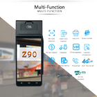 Android Mobile Biometric Portable POS Billing 4G Nfc Handheld Terminal With Printer