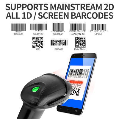 BW-360H Χονδρικός καλωδιακός 1D 2D σαρωτής γραμμικών κώδικων Διαβάτης γραμμικών κώδικων για σούπερ μάρκετ